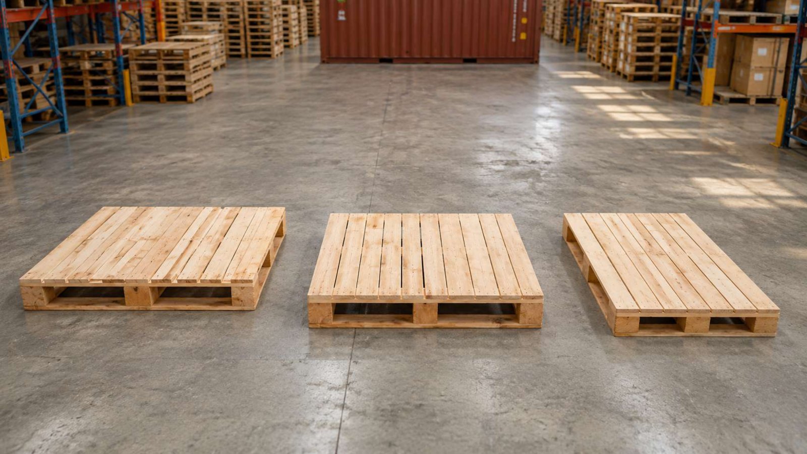 Standard wooden pallet