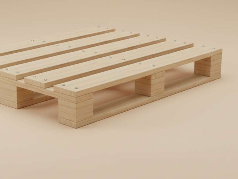 Standard wooden pallet