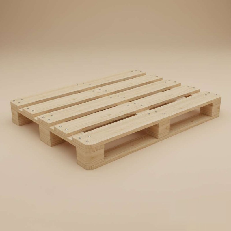 Pine wood pallet